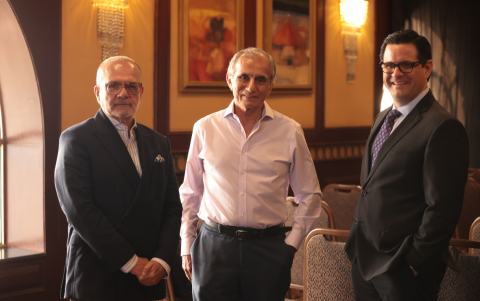 Horacio Chavarría, Francisco Ibáñez y Roberto Carmigniani.