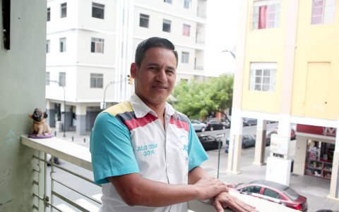 Julio César Goya se interesa por ayudar a personas en situación de calle