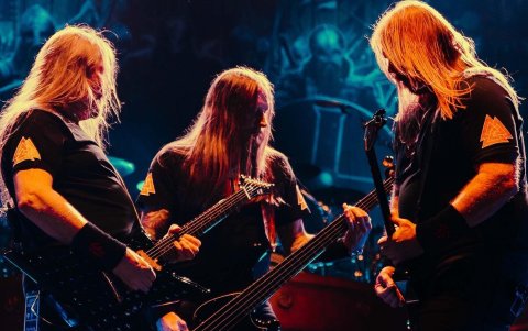 Vikingos en Quito: los suecos Amon Amarth descargaron su black metal el jueves 24 de octubre.