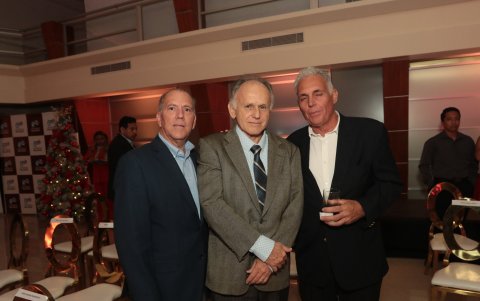 Luis Jiménez, Juan José  Illingworth y Carlos Miranda.