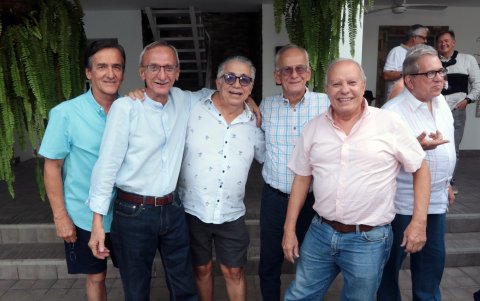 Andrés Roditti, Roberto Díaz, Enrique Moncayo, Rafael Valdez y Ricardo Amador .