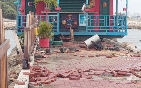 Se prevé que el fuerte oleaje termine el 31 de diciembre.