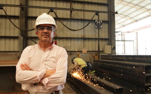 Henry Yandún, presidente de Constructores Positivos.