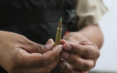 El calibre era de uso militar.