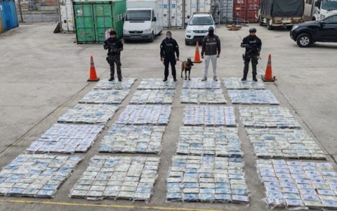 La Policía incautó 325 toneladas de drogas en 2024.