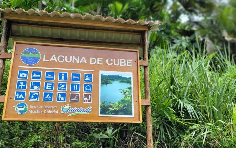 La principal atracción de la Laguna de Cube es la observación de aves.