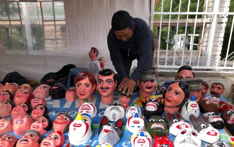 Las caretas se convierten en una verdadera obra de arte.