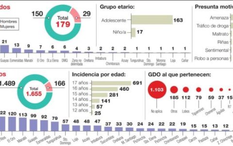 Estadísticas de crimen en menores hasta mediados de 2024