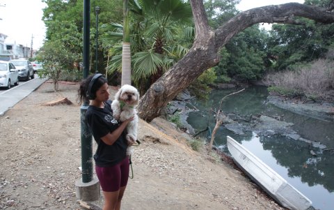 En Bosques del Salado, los vecinos deben 'soportar' el mal olor.
