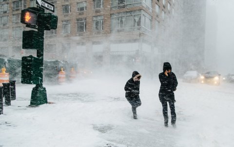 Años anteriores Estados Unidos ya ha sufrido olas de frío con intensas nevadas