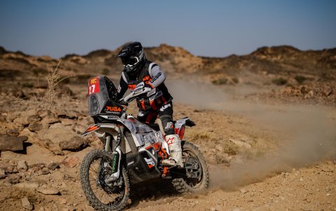 Juan José Puga fue noveno en la división, pero resultó con varias heridas.