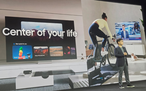 El televisor es para Samsung, el centro de la vida en el hogar.