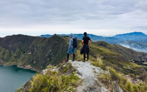 Desde la comunidad de Quilotoa buscan atraer el turismo extranjero, por lo que iniciaran un campaña promocional de la seguridad comunitaria que tienen en el lugar.
