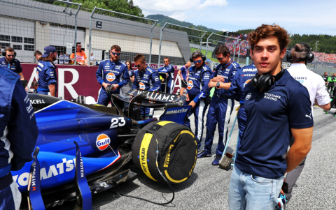 Colapinto debutó en F1 en el gran premio de Gran Bretaña con williams Racing