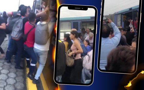 Hecho. El pánico se apoderó de los pasajeros del articulado.