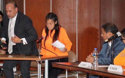 Mayra Salaza ofreció disculpas como parte de la sentencia que recibió por el caso Metástasis.