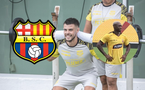 Barcelona sc en su pretemporada 2025.