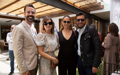 Gabriel Rivera, Alexandra Luzuriaga, Lucía Andrade y José Palacios.