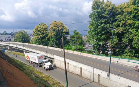 El puente a desnivel.