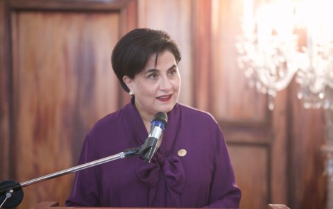 La canciller ecuatoriana, Gabriela Sommerfeld.