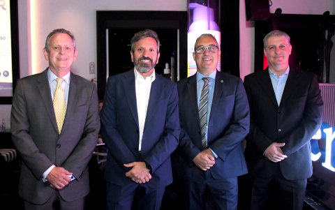 Estuvieron en Quito, Luis Ferrero, Santiago Vaz, Martín Sánchez y Antonio Costa.