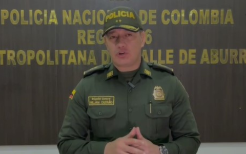 Brigadier General William Castaño Ramos, comandante Policía Metropolitana del Valle de Aburrá