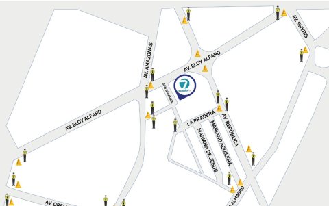 Estos serán los cierres viales que se realizarán desde las 22h00 del sábado 18 de enero hasta las 23h00 del domingo 19 de enero