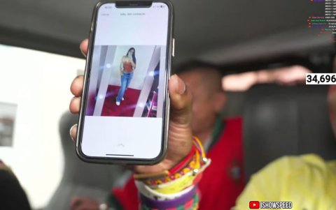 Esta fue la imagen que Jorgito mostró de su novia.