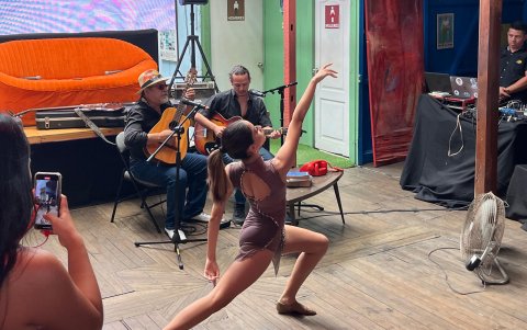 Presentación de Héctor Napolitano en la Casa Cino Fabiani