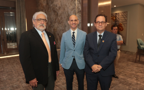 Rafael Florido, Juan Carlos Díaz Granados y Giovanni Ginatta.