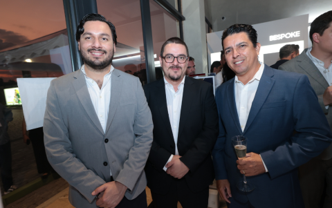 Santiago Jiménez, Nicolás Izquierdo y Alejandro Avilés.