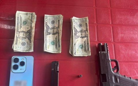 Evidencias halladas en el detenido la tarde del pasado 24 de enero, en Durán.