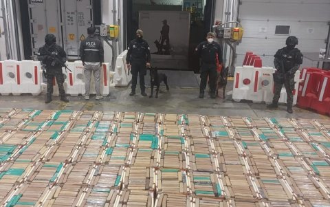 Más de 2 toneladas de droga fueron halladas en una carga de piñas en Posorja, el pasado 25 de enero. Este ha sido el último decomiso realizado..