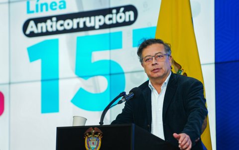El presidente de Colombia, Gustavo Petro.