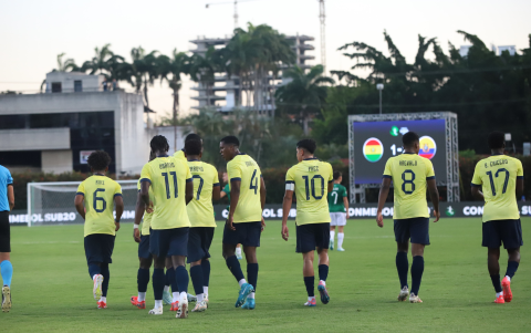 Ecuador disputa la segunda fecha del Sudamericano Sub-20 contra Colombia