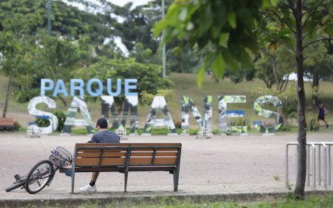 Vista de una parte de Parque Samanes.