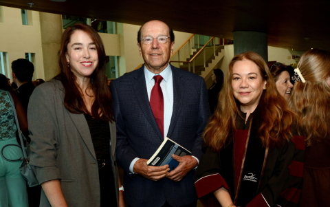 Cristina Hurtado, Oswaldo Hurtado y Ruth Hidalgo.