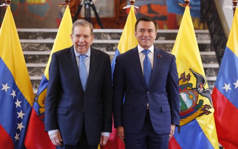 Tras la visita de Edmundo González al presidente Daniel Noboa en enero de 2025, el Gobierno ecuatoriano declaró al Tren de Aragua como grupo terrorista.