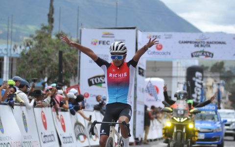 Gabriel Herrera, campeón juvenil de ruta 2025.
