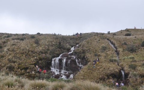 El Parque Nacional Los Llanganates es una de las reservas hídricas que abastece de agua a Napo, Tungurahua y Cotopaxi.