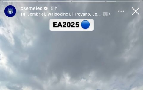 Publicación de Emelec en Instagram que desató la expectativa entre los hinchas.