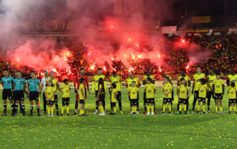 Barcelona SC en la Noche Amarilla 2024 en Quito