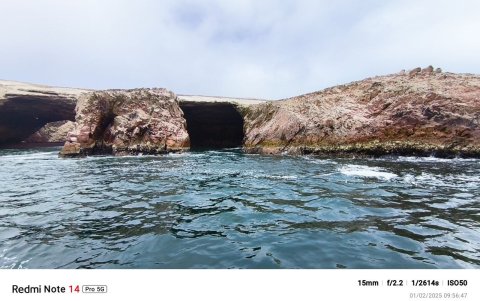 Islas Ballestas ubicada en Pisco, Perú.
