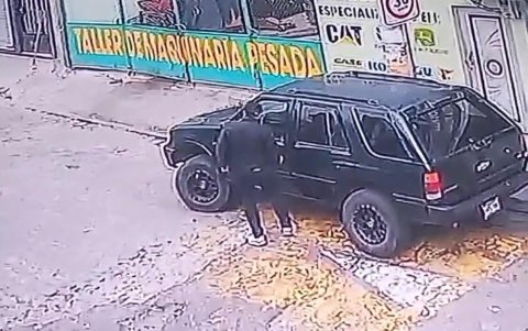 Los robos quedan grabados en las cámaras de videovigilancia.