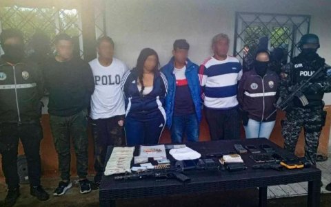Colón Pico, su hermana y los tres detenidos fueron capturados en abril de 2024 en Puerto Quito.