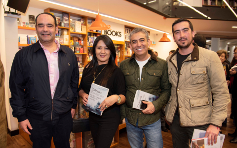 Christian del Alcázar, María Fernanda Zabala, Antonio Ricaurte y Jorge Ricaurte.