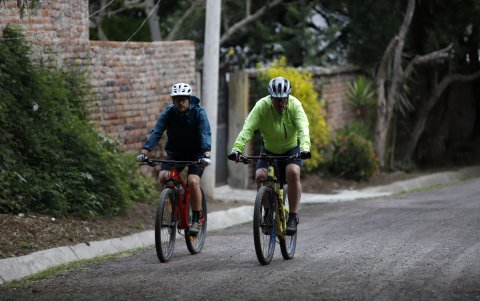 Deportistas. Ciclistas recorren el Chaquiñán pero dicen ser blanco de la delincuencia