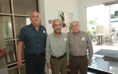 Alfredo Gagliardo, Guillermo López y Alfredo Toral.