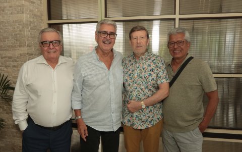 Gonzalo Hidalgo, Ignacio Silva, David Goldbaum y José Bohórquez.