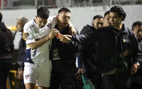 Lautaro Pastrán no pudo completar la Supercopa por un fuerte golpe.